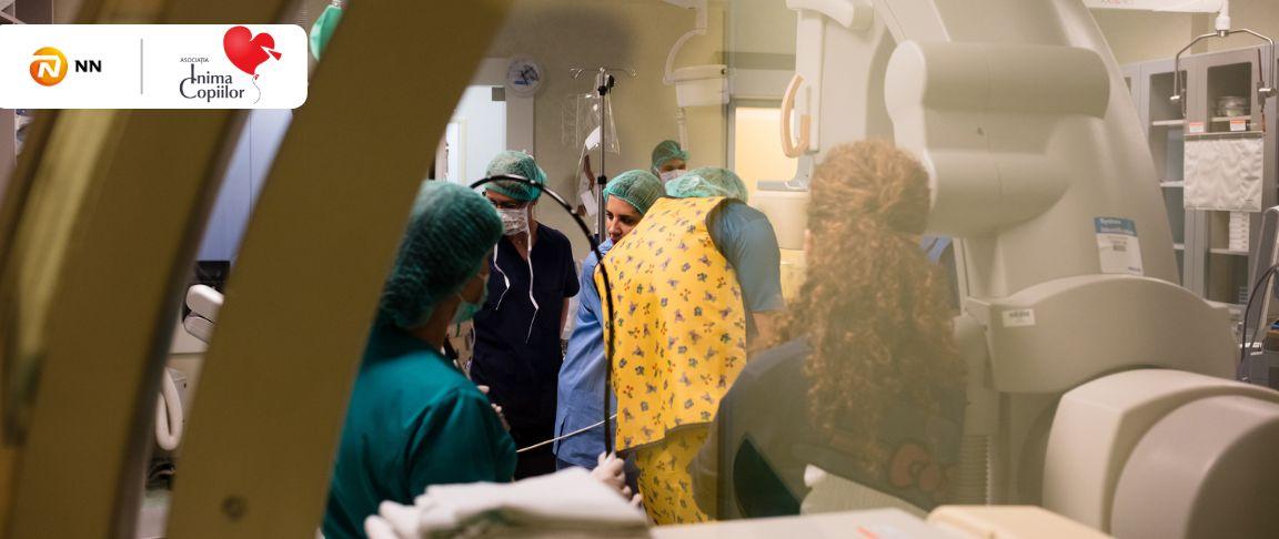 Operaţie în curs la Spitalul Marie Curie